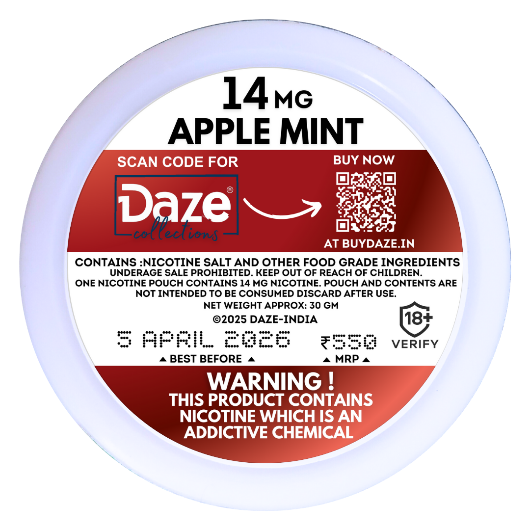DAZE APPLE MINT | 14 mg | 20 POUCHES