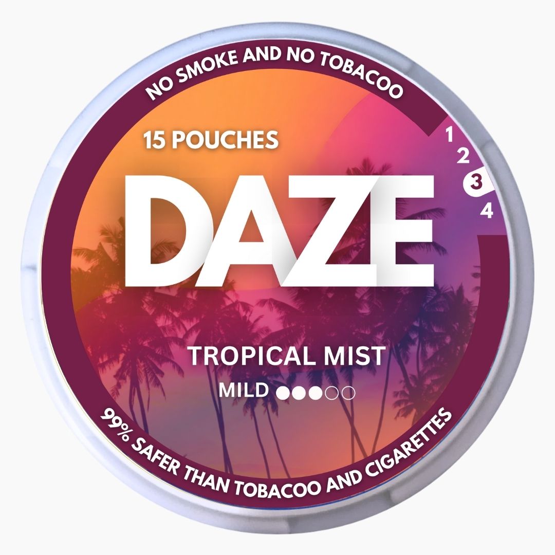 Daze Tropical Mist |10 MG |15 Nicotine Pouches - DAZE INDIA